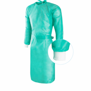 Fartuch włókninowy z mankietem 20g rozmiar XL 1szt zielony